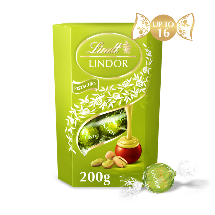 شکلات کادویی لینت لیندور با طعم پسته وزن 200 گرم - Lindt LINDOR