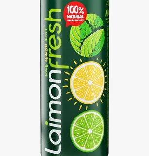 نوشیدنی گازدار Laimon Fresh لایمون فرش با طعم موهیتو 330 میل