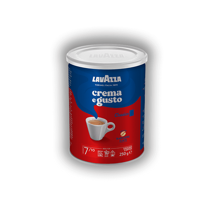 پودر قهوه لاوازا کرما گوستو کلاسیکو اورجینال 250 گرم فلزی - LAVAZZA CREMA E GUSTO CLASSICO