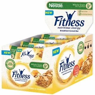 فیتنس بار رژیمی نستله Nestle مدل Honey Flaver وزن 20 گرمی بسته 16 عددی (بدون قند)