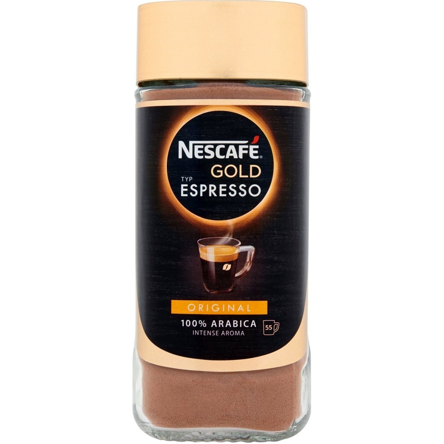 پودر قهوه فوری نسکافه گلد اسپرسو 100 گرمی تاریخ انقضا 2028/05 - Nescafe Espresso Intensives Aroma