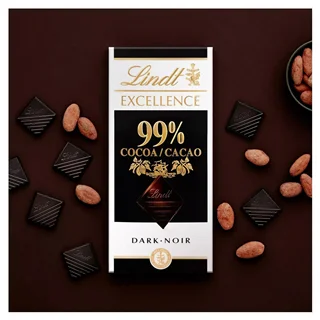 شکلات تلخ لینت 99 درصد 50 گرم Lindt Excellence