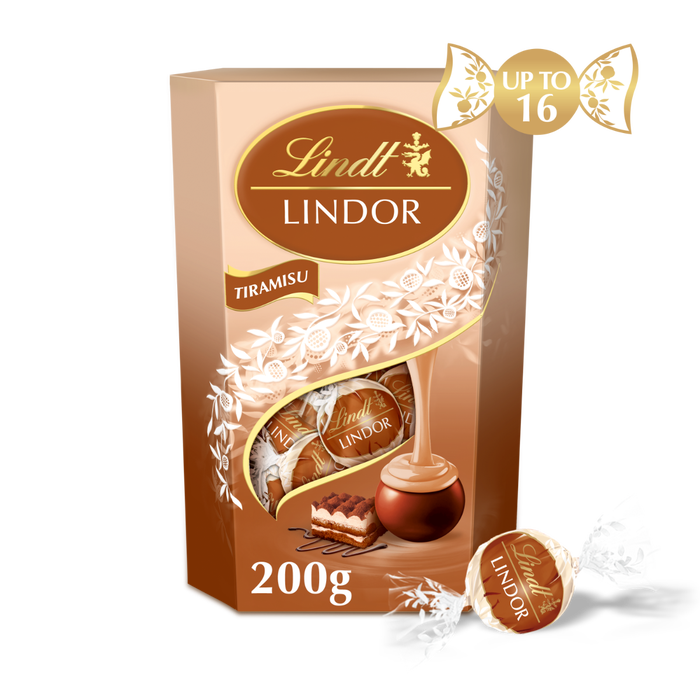 شکلات کادویی لینت لیندور با طعم تیرامیسو وزن 200 گرم - Lindt LINDOR