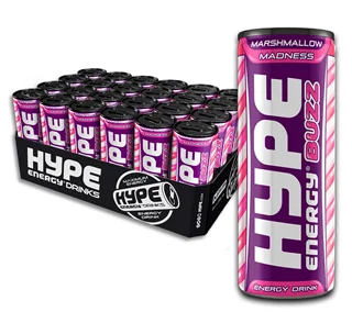 انرژی زا هایپ مارشملو Hype buzz حجم 250 میلی لیتر بسته 24 عددی