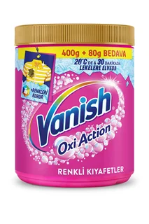 پودر لکه بر لباس ونیش مدل Oxi Action حجم 480 گرم