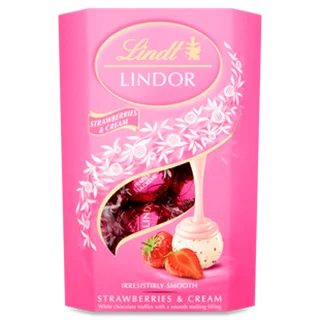 شکلات کادویی لینت لیندور با طعم توت فرنگی وزن 200 گرم - Lindt LINDOR