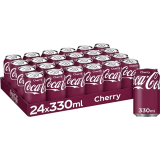 نوشابه آلمانی کوکاکولا آلبالویی 330 میل CocaCola Cherry بسته 24 عددی