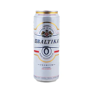 آبجو بدون الکل بالتیکا طرح قدیم baltika روسی 450 میلی لیتر