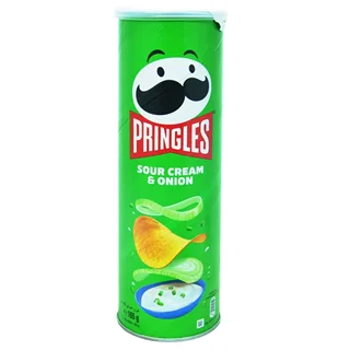 چیپس پرینگلز pringles با طعم پیاز و خامه ترش 165 گرم