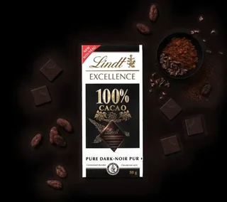 شکلات تلخ لینت 100 درصد 50 گرم   Lindt Excellence