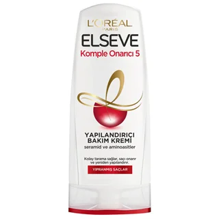 نرم کننده مو لورآل مدل Komple Onarıcı 5 مخصوص موهای آسیب دیده حجم 360 میلی