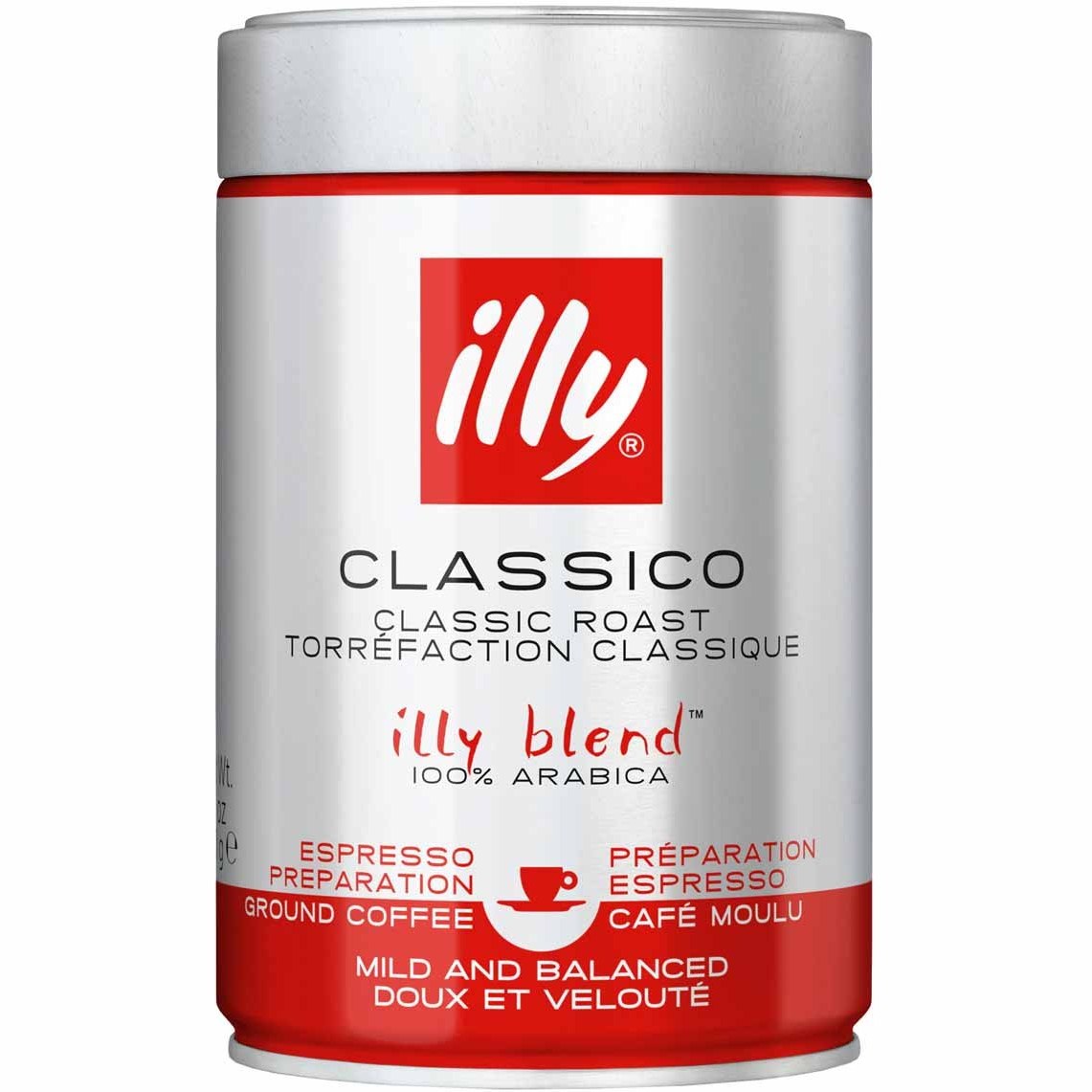 پودر قهوه ایلی کلاسیکو  250 گرمی - illy Classico Ground Coffee