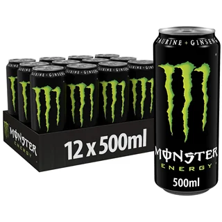 انرژی زا مانستر ترکیه 500 میلی لیتر بسته 12 عددی - Monster Energy