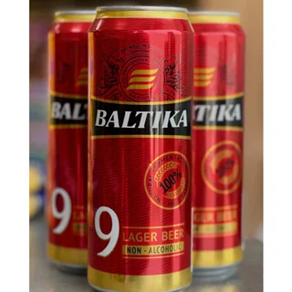 آبجو بدون الکل بالتیکا قرمز baltika روسی 500 میلی لیتر