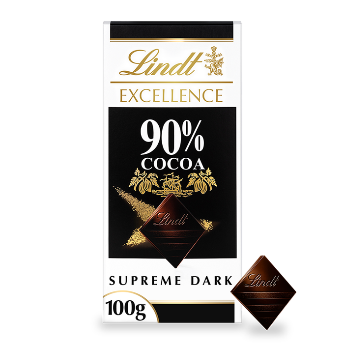 شکلات تلخ لینت 90 درصد 100 گرم Lindt Excellence