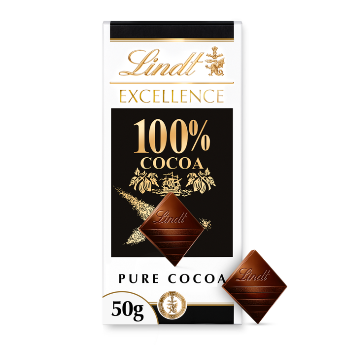 شکلات تلخ لینت 100 درصد 50 گرم   Lindt Excellence