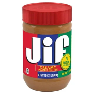 کره بادام زمینی آمریکایی کم چرب جیف Jif مدل Creamy