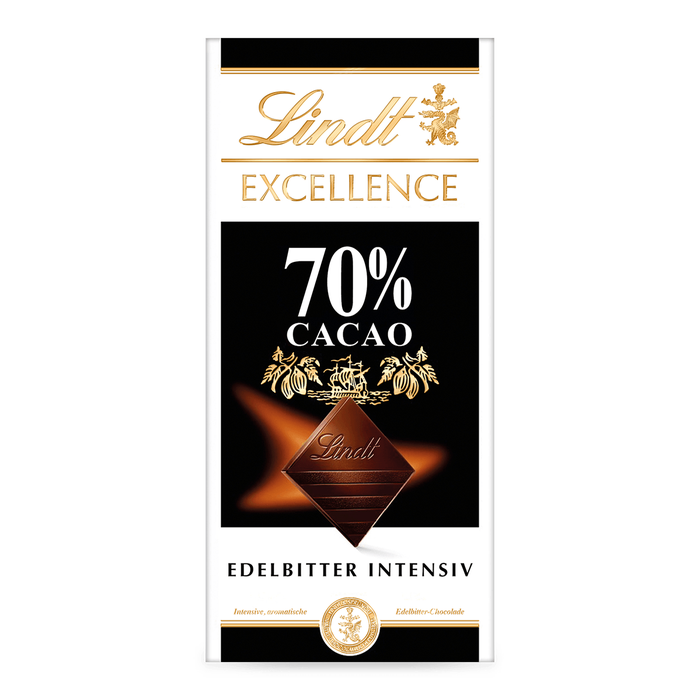 شکلات تلخ لینت 70 درصد 100 گرم Lindt Excellence