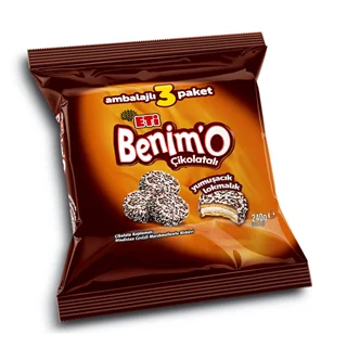 شکلات کاکائویی اتی بنیمو 3 عدد 240 گرم Eti Benimo