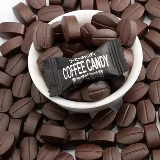 قرص قهوه کافی کندی اسپرسو COFFEE CANDY مدل Black Coffee وزن 1000 گرم