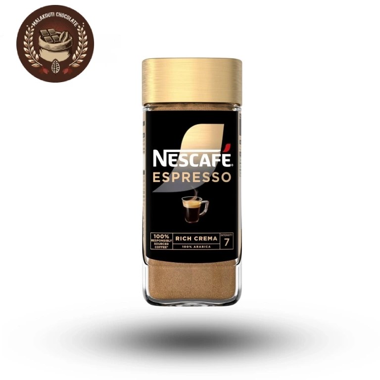 پودر قهوه فوری نسکافه گلد اسپرسو 95 گرمی تاریخ انقضا 2028/05 - Nescafe Espresso Intensives Aroma