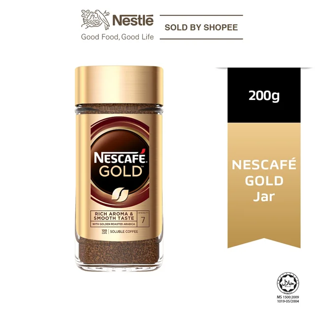 پودر قهوه فوری نسکافه گلد 200 گرمی روسیه - Nescafe Gold Instant Coffee