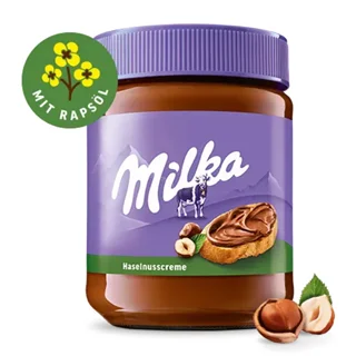 شکلات صبحانه فندقی میلکا وزن 350 گرم - Milka