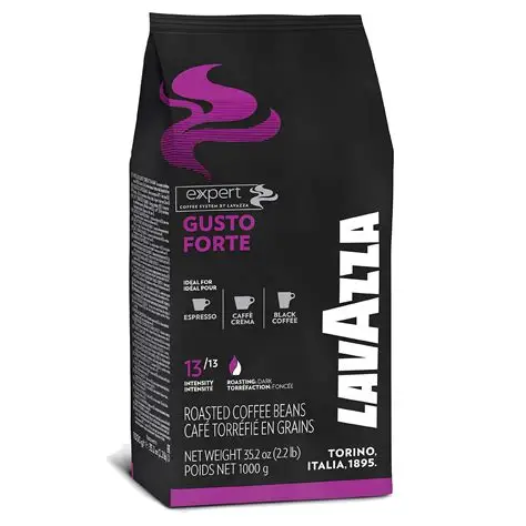دانه قهوه لاوازا گوستو فورته اورجینال 1 کیلوگرم - LAVAZZA GUSTO FORTE