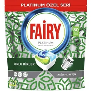 قرص ماشین ظرفشویی فیری FAIRY PLATINUM تعداد 80 عددی
