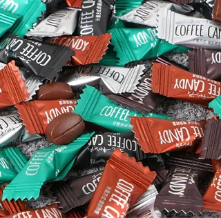قرص قهوه کافی کندی COFFEE CANDY میکس 6 طعم وزن 1 کیلوگرم
