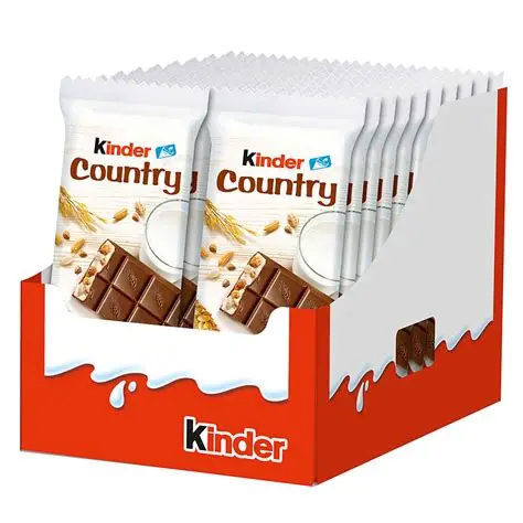 شکلات کیندر کانتری ۲۳.۵ گرم بسته 20 عددی -  kinder Country