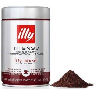 پودر قهوه ایلی اینتنسو 250 گرمی - illy Intenso Ground Coffee