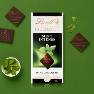 شکلات تلخ نعنایی لینت 100 گرم Lindt Excellence