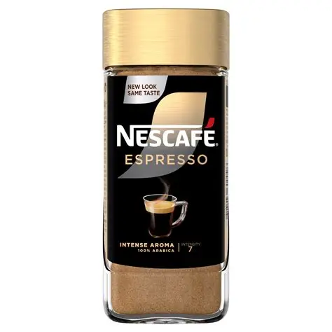پودر قهوه فوری نسکافه گلد اسپرسو 100 گرمی تاریخ انقضا 2028/05 - Nescafe Espresso Intensives Aroma