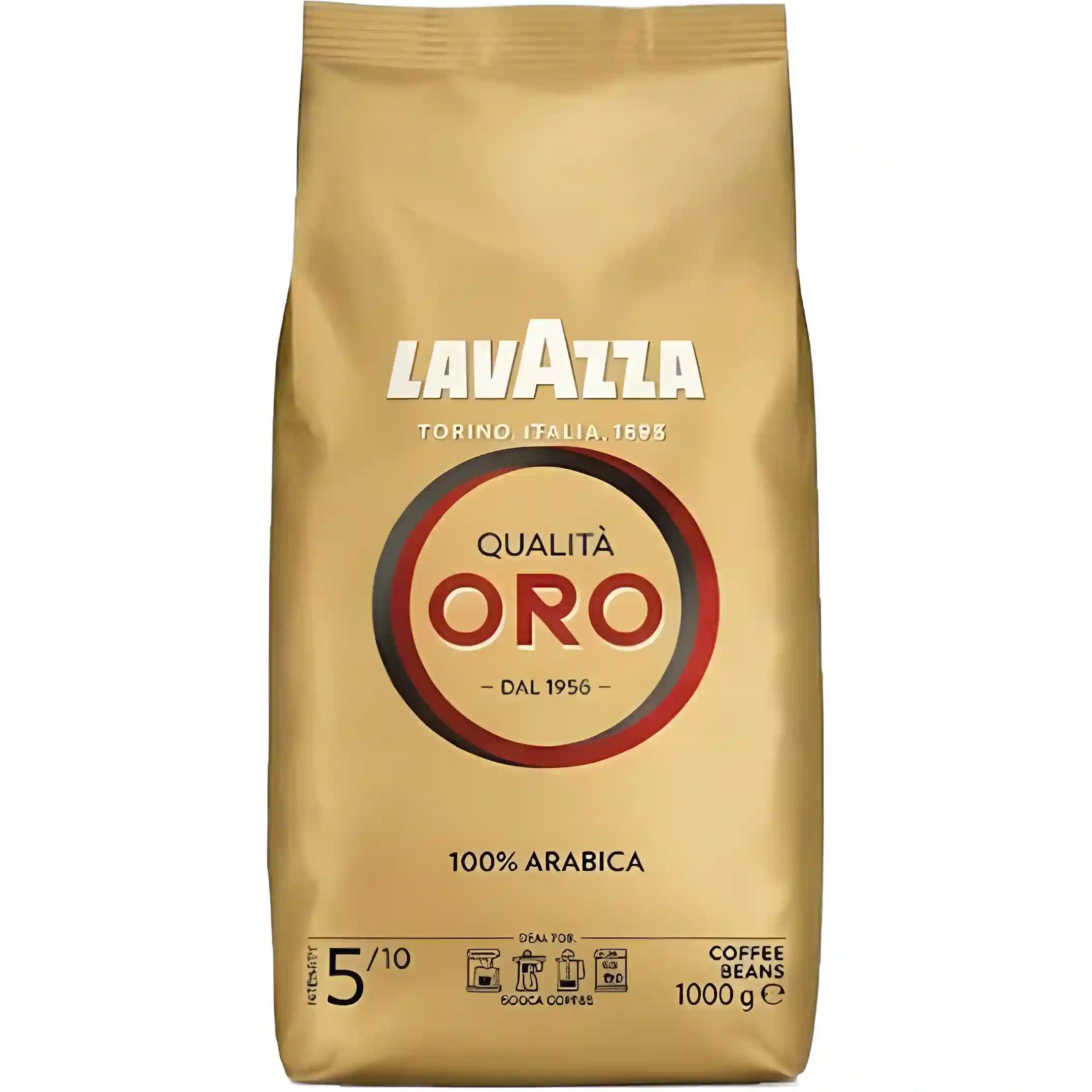 دانه قهوه لاوازا کوالیتا اورو اورجینال 1 کیلوگرم - LAVAZZA QUALITA ORO