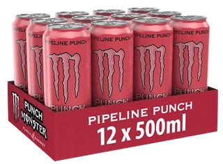 انرژی زا مانستر ترکیه 500 میلی لیتر بسته 12 عددی - Monster Pipeline punch