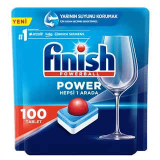قرص ماشین ظرفشویی فینیش Finish Power تعداد 100 عددی